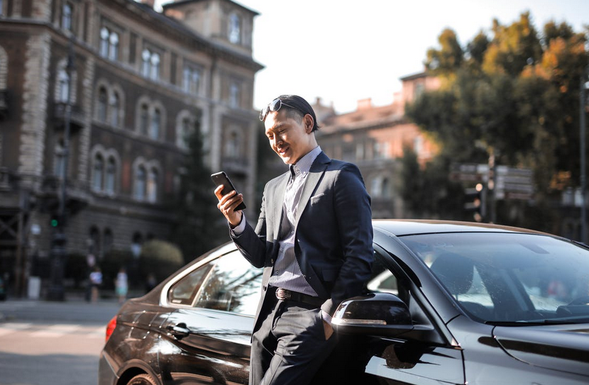 man with a car